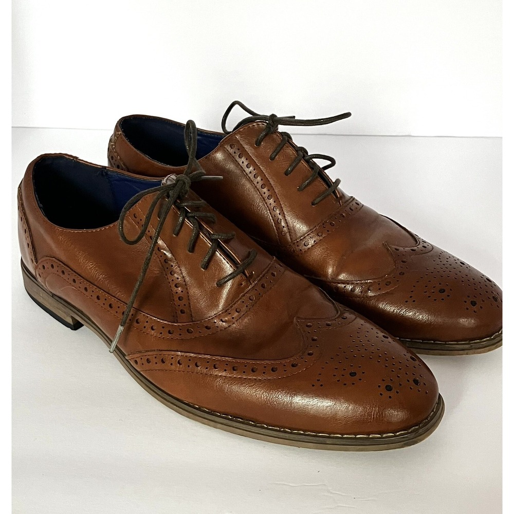 Curt and Larson Men's Dress Shoes Brown Size 10.5 Tie‎